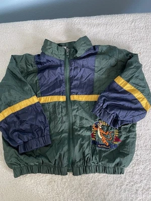 Vintage 90s Disney Winnie the Pooh Tigger Touchdown Football Windbreaker Jacket  - Image 1 of 4