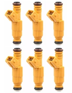 6Pcs Fuel Injectors For 1987-1998 Jeep Grand Cherokee Wrangler 4.0L 0280155710 - Picture 1 of 5