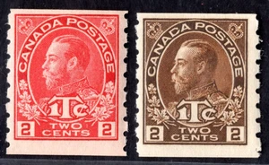 SELLOS DE IMPUESTOS DE GUERRA DE CANADÁ 1916 SCOTT #MR6-MR7 COMO NUEVOS NUNCA ARTICULADOS EN MUY BUEN ESTADO - Imagen 1 de 2