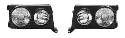 Euro Morette dual round tuning headlight set for Mercedes Benz W124 200 230 300 - Image 1 of 4