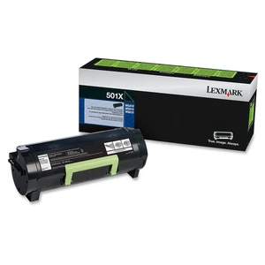 Cartucho de tóner Lexmark 50F1X00 negro extra alto rendimiento programa de retorno - Imagen 1 de 3