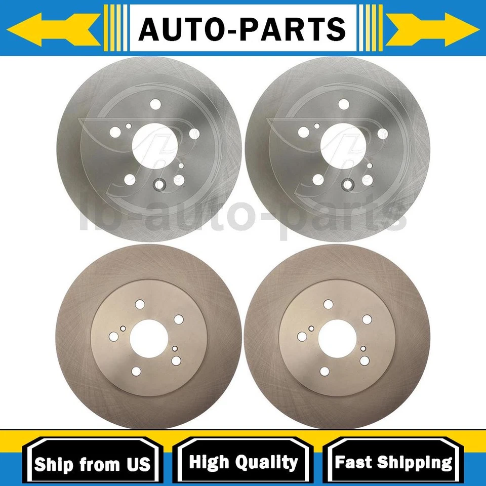 Rotor de freno de disco delantero trasero 4x para Lexus RX330 2004 2005 2006 3,3 L Foto 1 de 4