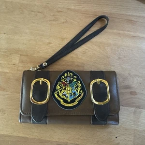 Harry Potter Castillo Hogwarts Cresta Sobre Cartera Plegable Muñequera Cartera - Imagen 1 de 11