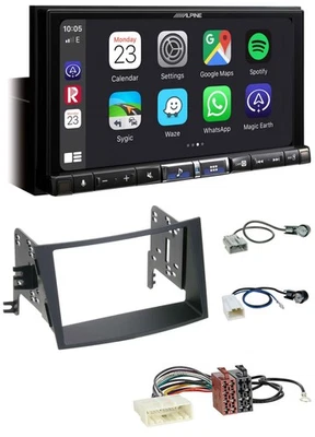 Alpine 2DIN DAB USB MP3 Bluetooth Autoradio für Subaru Legacy Outback ab 09 - Bild 1 von 4