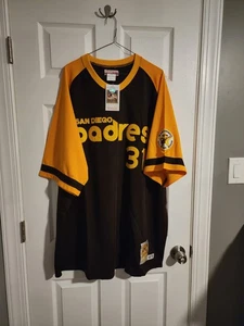 Authentic Mitchell & Ness 1978 Dave Winfield San Diego Padres Jersey Sz 5XL  - Picture 1 of 4