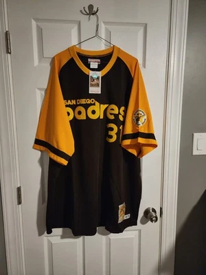 Authentic Mitchell & Ness 1978 Dave Winfield San Diego Padres Jersey Sz 5XL  - Image 1 of 4