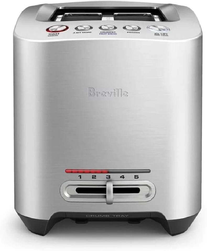Breville Smart Toaster Brushed Stainless Steel BTA825BSS