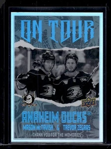 2024-25 Upper Deck #OT-16 Mason McTavish / Trevor Zegras On Tour - Bild 1 von 2