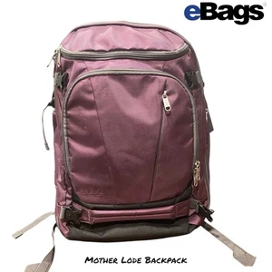 eBags TLS Weekender Convertible Mother Lode Backpack Purple Travel Bag Carry On - Picture 1 of 24