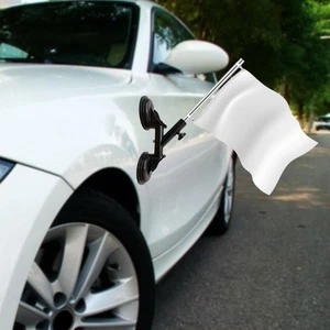 Double Suction Cup Flag Holder 45 Degree Angled For Windshield Glass Surfaces - Picture 1 of 8