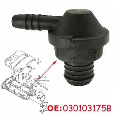 Engine Breather Crankcase Hose One Way Valves For Audi VW Seat Skoda 030103175B - Image 1 of 4