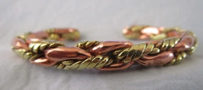 DESERT DREAMING MIXED METAL CUFF BRACELET ORIGINAL DESIGN FROM CENTRAL AUSTRALIA - Image 1 of 4