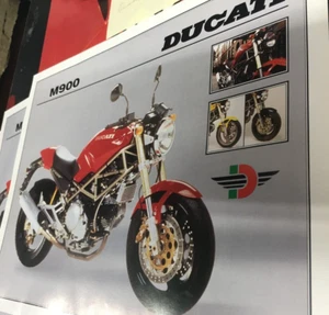 Ducati 1993 Dealer M900 Cut Sheet Sales Sheet - Foto 1 di 2