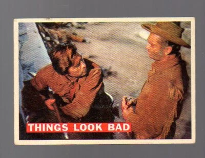 Davy Crockett - Card # 55 - TOPPS (1956) - Orange Back - Gray Center - Image 1 of 2