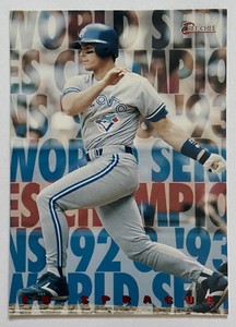  1994 O-PEE-CHEE World Series Champions Card 7 of 9 ED SPRAGUE