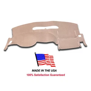 Beige Carpet Dash Mat Compatible with 2008-2014 GMC Sierra 3500 (2 Glove Boxes) - Picture 1 of 12
