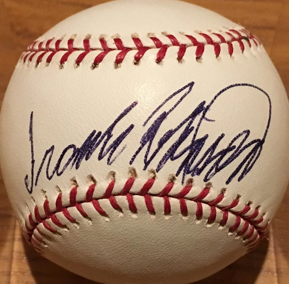 Frank Robinson signed autographed Nationals 2005 Inaugural Season baseball JSA - Image 1 of 2