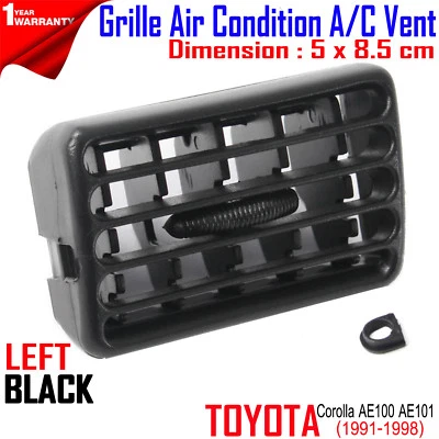 PARA TOYOTA COROLLA AE101 AE100 AE111 91-98 90 Parrilla izquierda aire acondicionado ventilación Foto 1 de 3
