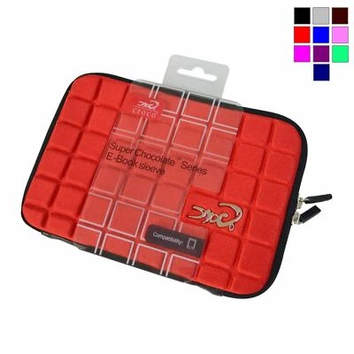 Croco Neoprene Sleeve Cover Bag Case for 7" Samsung Tab/Tab2 P1000 P1010 Red - Image 1 of 4