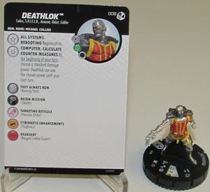 DEATHLOK (MICHAEL COLLINS) 008 Spider-Man and Venom Absolute Carnage HeroClix - Imagen 1 de 1