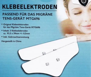 Curamed TENS 1x3 St. Klebeelektroden MTP 703 für Migräne Tens-Gerät (MTG696) - Bild 1 von 5
