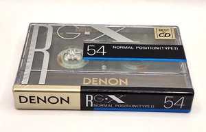 Denon RG-X 54 leere Audiokassette Band (versiegelt) NEU - Bild 1 von 4