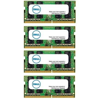 New Dell 64GB (4X 16GB ) DDR4PC4-19200 2400MHZ SNP821PJC/16GB Sodimm Memory Ram - Image 1 of 4