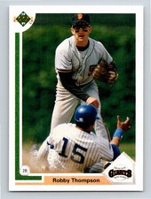 1991 Upper Deck Robby Thompson San Francisco Giants #178
