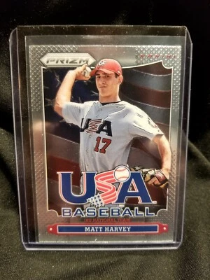 2013 PANINI PRIZM MATT HARVEY *USA BASEBALL 18U*  USA5 - Image 1 of 2