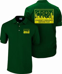 Camisa polo CERT, camisa del equipo comunitario de respuesta a emergencias, preparación, seguridad - Imagen 1 de 3
