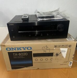 Onkyo 2 Channel Stereo Receiver TX8020 Black Excellent!