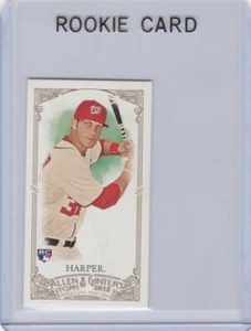 BRYCE HARPER ROOKIE CARD 2012 Topps Allen & Ginter RARE Mini VARIATION $$ NAT RC - Picture 1 of 2