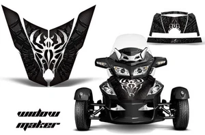 Hood Rear Graphic Stickers Decals For Can-Am RTS Spyder 2010-2019 WIDOW K K - Picture 1 of 2