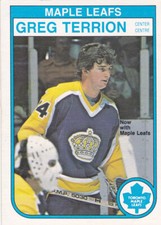 82/83 OPC...GREG TERRION...CARD # 333...MAPLE LEAFS...FREE COMBINED SHIPPING