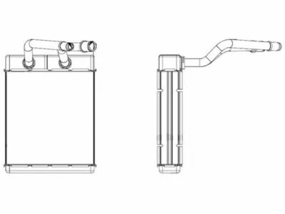 Núcleo aquecedor dianteiro TYC 11372RY 2003-2004 base núcleo aquecedor HVAC - Imagem 1 de 2