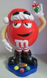 Dispenser Personaggi M&M's 2015 Edizione Limitata Rosso M&M con Vischio senza scatola - Foto 1 di 11