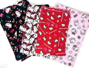 lotto tessuto trapuntato cotone vintage Hello Kitty 5 metri totali - Foto 1 di 1