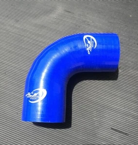 57 mm manicotto 90° gradi degree aria intercooler acqua silicone hose siliconico - Imagen 1 de 6