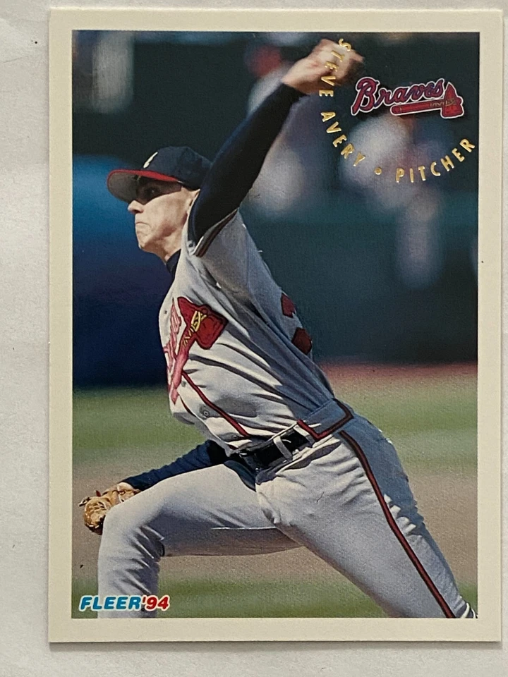 1994 Fleer Steve Avery Atlanta Braves #350 - Image 1 of 2
