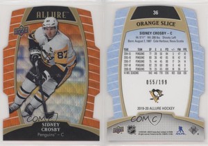 2019-20 Upper Deck Allure Orange Slice /199 Sidney Crosby #36