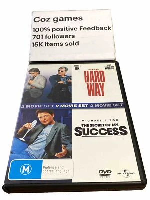 THE HARD WAY & THE SECRET TO MY SUCCESS Dvd Region 4 Michael J Fox DOUBLE - image 1 of 4