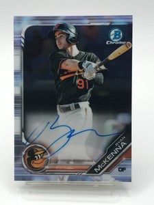2019 Bowman Chrome Prospect Autograph Ryan McKenna Rookie Card Orioles