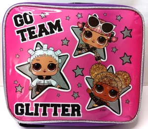 L.O.L. Surprise GO TEAM GLITTER Lunch Bag   Girls - Pink - Back to School NWT - Picture 1 of 4
