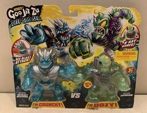 Heroes of Goo Jit Zu Deep Goo Sea Versus Pack Ice Blast Blazagon & Horriglow NEW - Picture 1 of 4