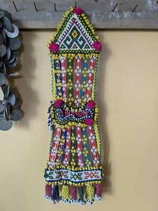 Kuchi Tribal Borla Protección Talismán Cuentas 16" FALTA ESPEJO (17159) - Imagen 1 de 8