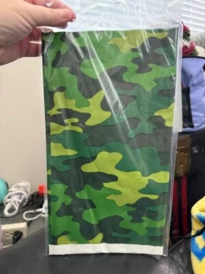 Amscan Camuflaje 54"x96" Plástico Mantel Fiesta Vajilla Decoración ¡¡Nuevo!!! Foto 1 de 2