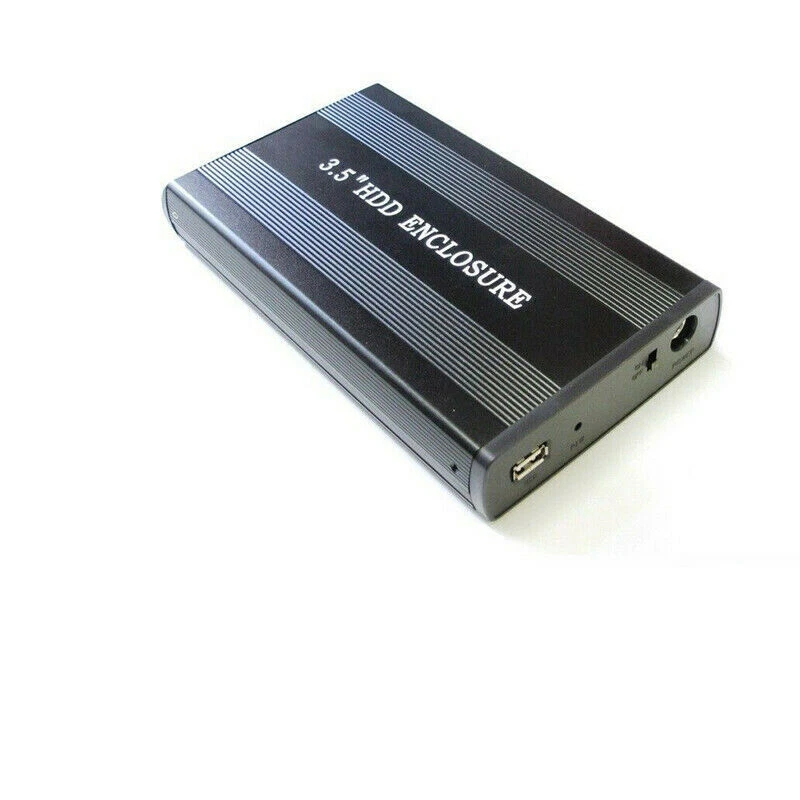 CASE BOX ESTERNO PER HARDISK HARD DISK IN ALLUMINIO HD 3.5" IDE USB 2.0 HDD - Immagine 1 di 2