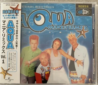 AQUA - Mania Remix Volume 1 - Japanese Edition CD With OBI - Image 1 of 4