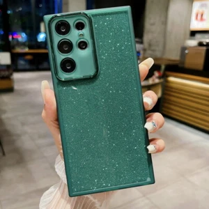 Coque Bling pour Samsung S24 S23 Ultra S22 S21 FE A14 A55 Silicone Glitter Cover - Photo 1/17
