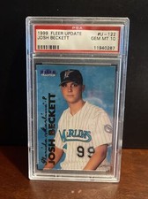 1999 Fleer Tradition Update: #U-122 Josh Beckett PSA 10 GEM MINT